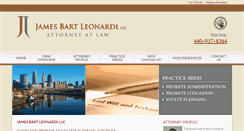 Desktop Screenshot of bartleonardi.com